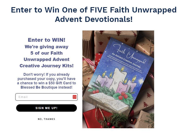 Enter to win Faith Unwrapped Advent Devotional