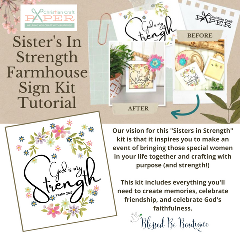 Christian Craft Paper and Blessed Be Boutique