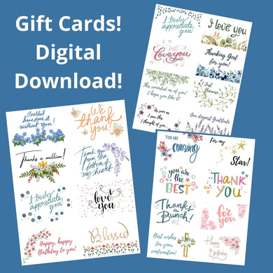 Gift Card Digital Downloads - Blessed Be Boutique