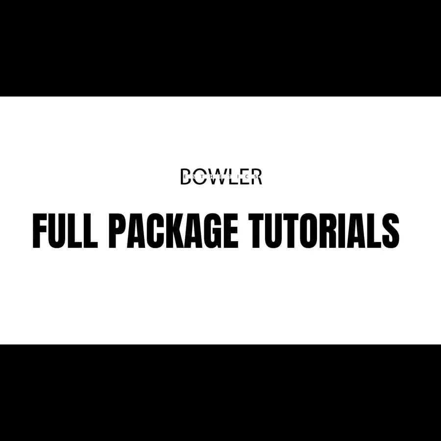 Full Package Tutorials