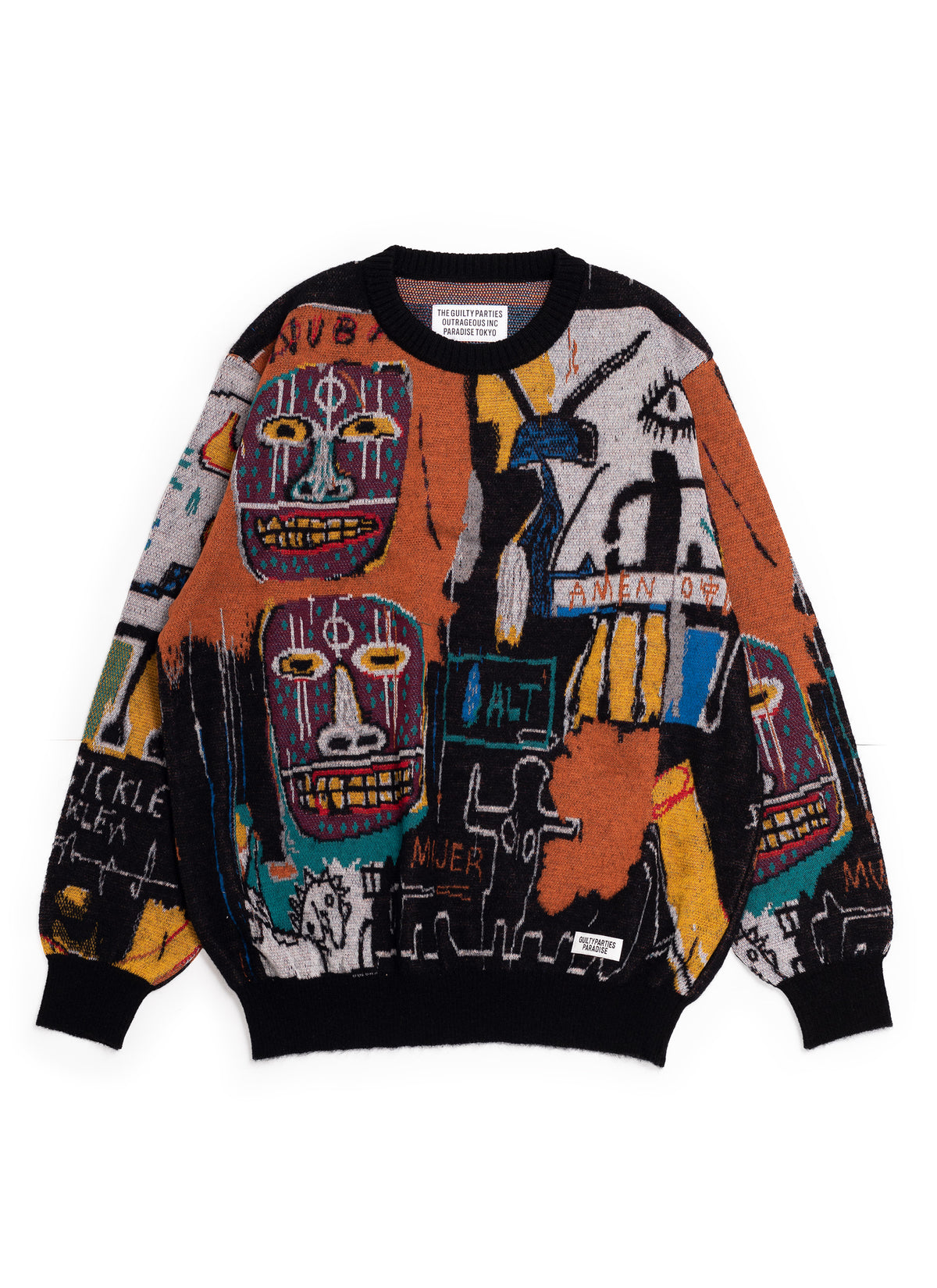 おトク】 WACKO MARIA BASQUIAT MOHAIR CARDIGAN カーディガン - www