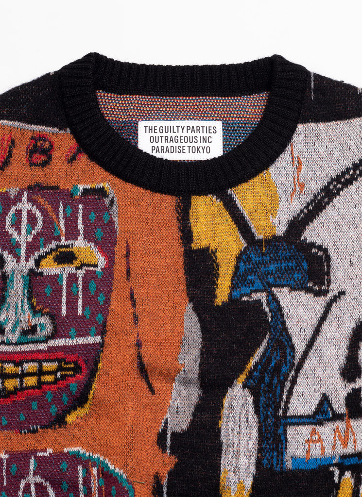 WACKOMARIA BASQUIAT MOHAIR SWEATER 22fw7 www.obgynegy.com