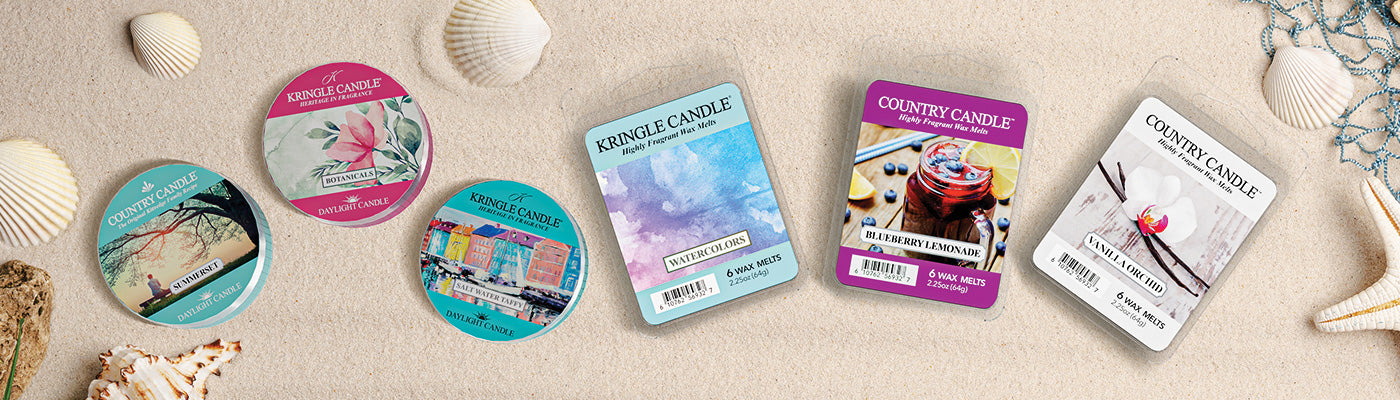 kringle candle daylight candles and wax melts summer