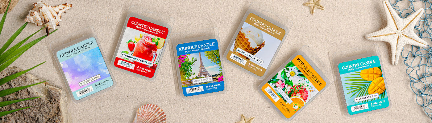 Kringle and Country Candle wax melts for spring and summer