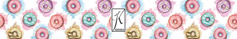 Kringle 3 wick Donut Worry Label