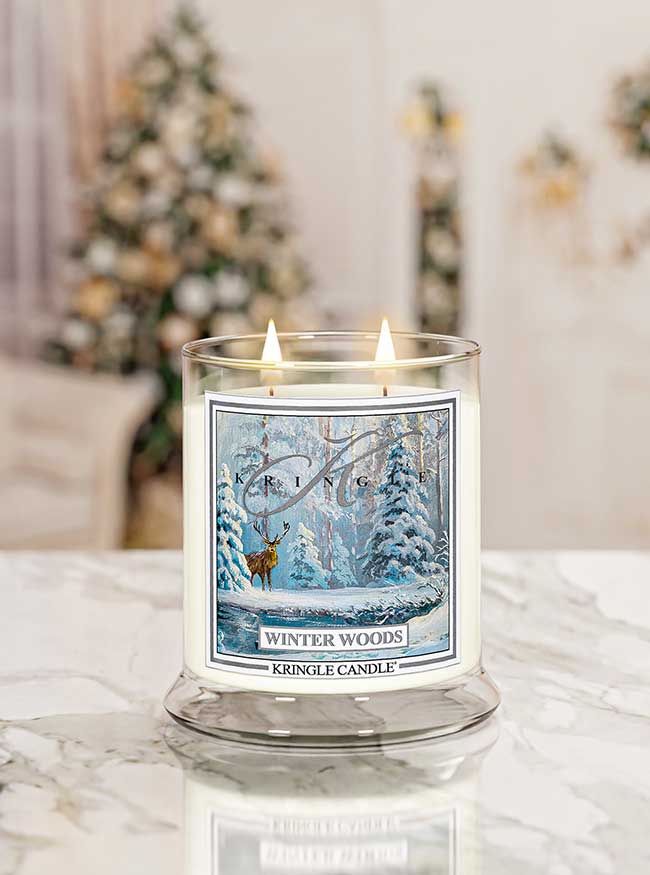 Winter Evergreen Scented Candle, Medium 2-Wick Jar