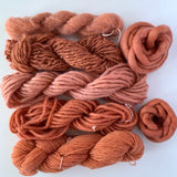 Hand-dyed Yarn Skein Rusty Bicycle