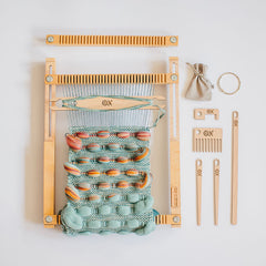 The Oxford Frame Loom with high quality wood weaving tools