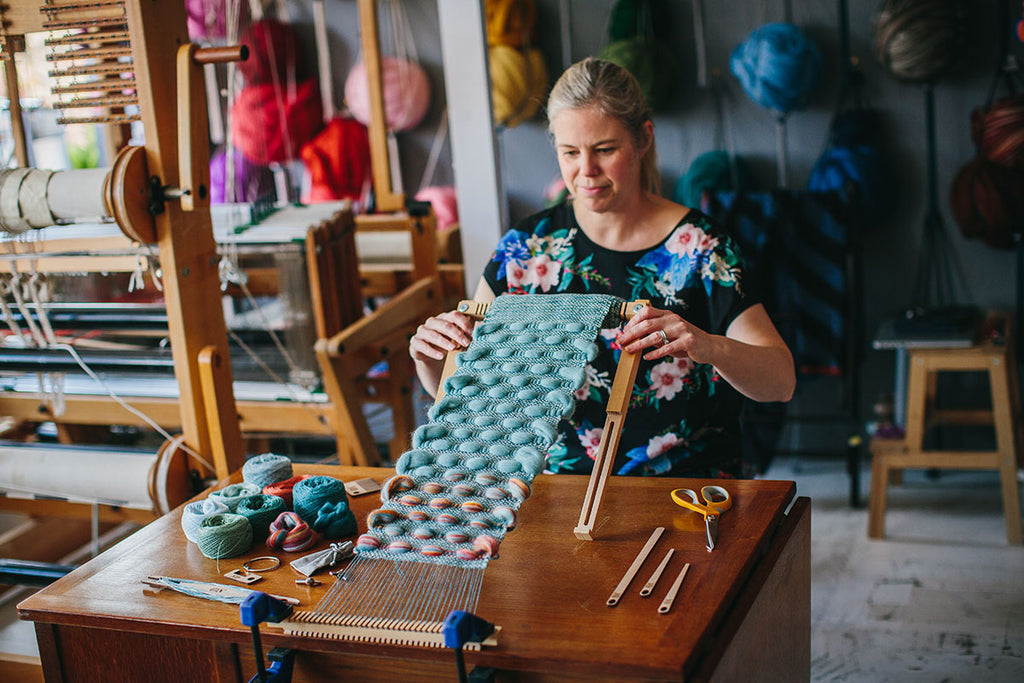 Beginner Weaving Loom Kit - Natural Finish Frame Loom