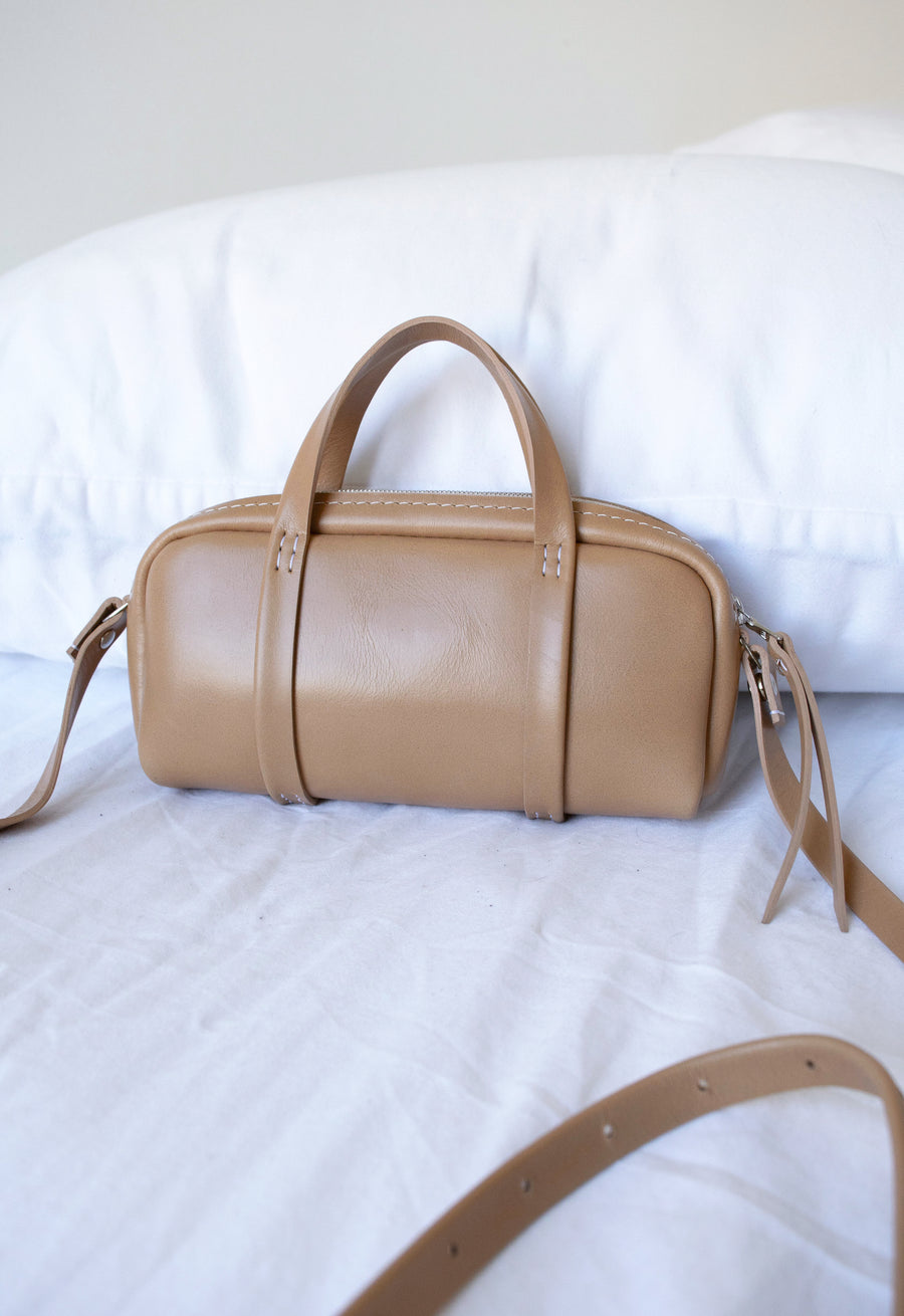 mini duffle handbag