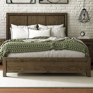 Defehr Solid Wood Queen Bed