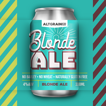 Load image into Gallery viewer, NEW! Blonde Ale in 330ml Cans - Naturally Gluten-Free Pale Ale