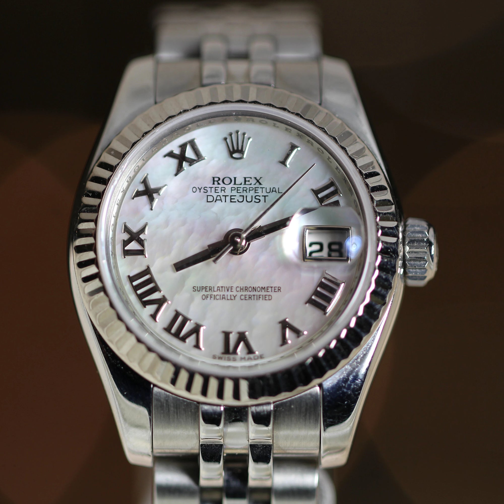 oyster perpetual datejust roman numerals