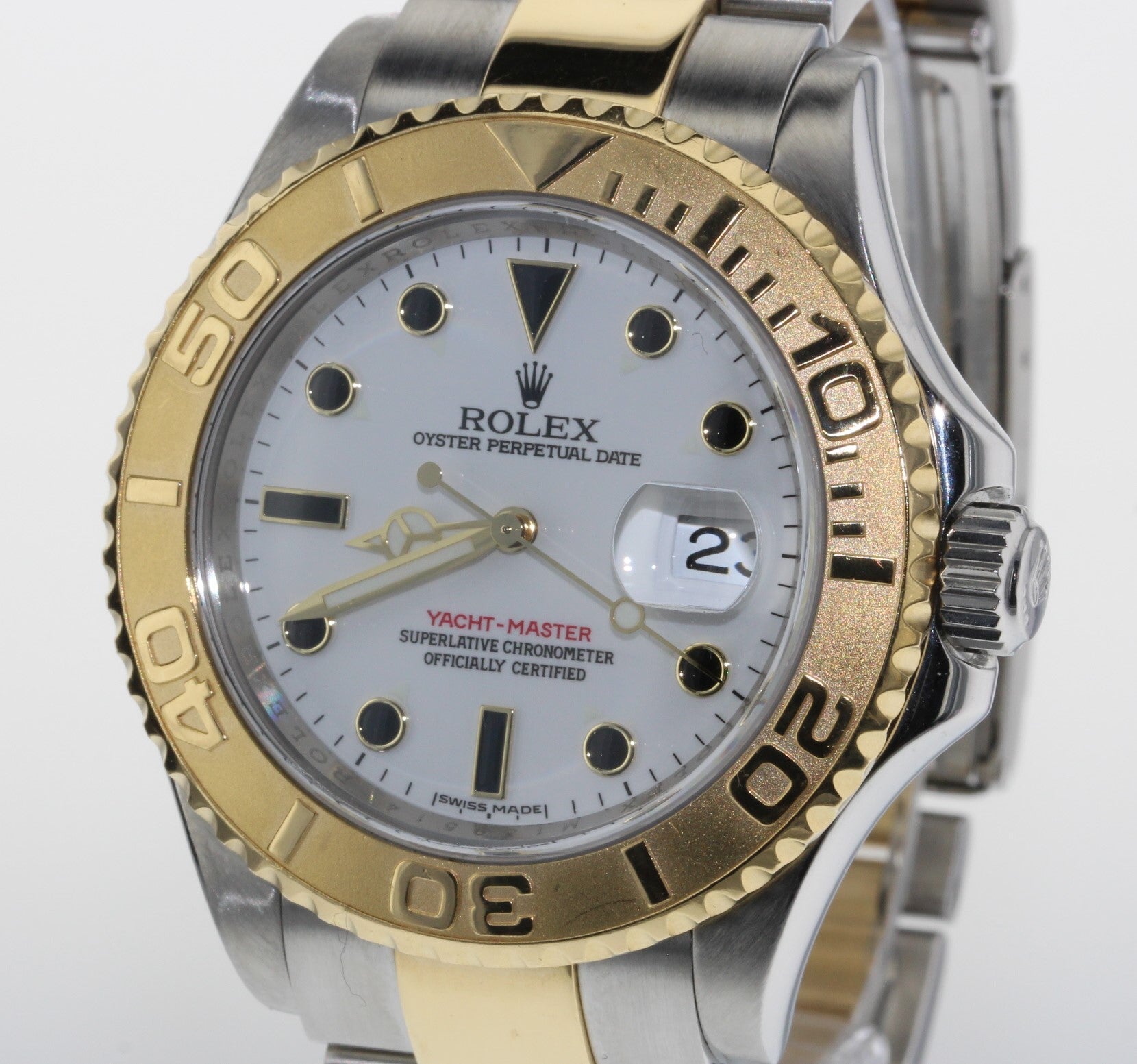 rolex yachtmaster white dial