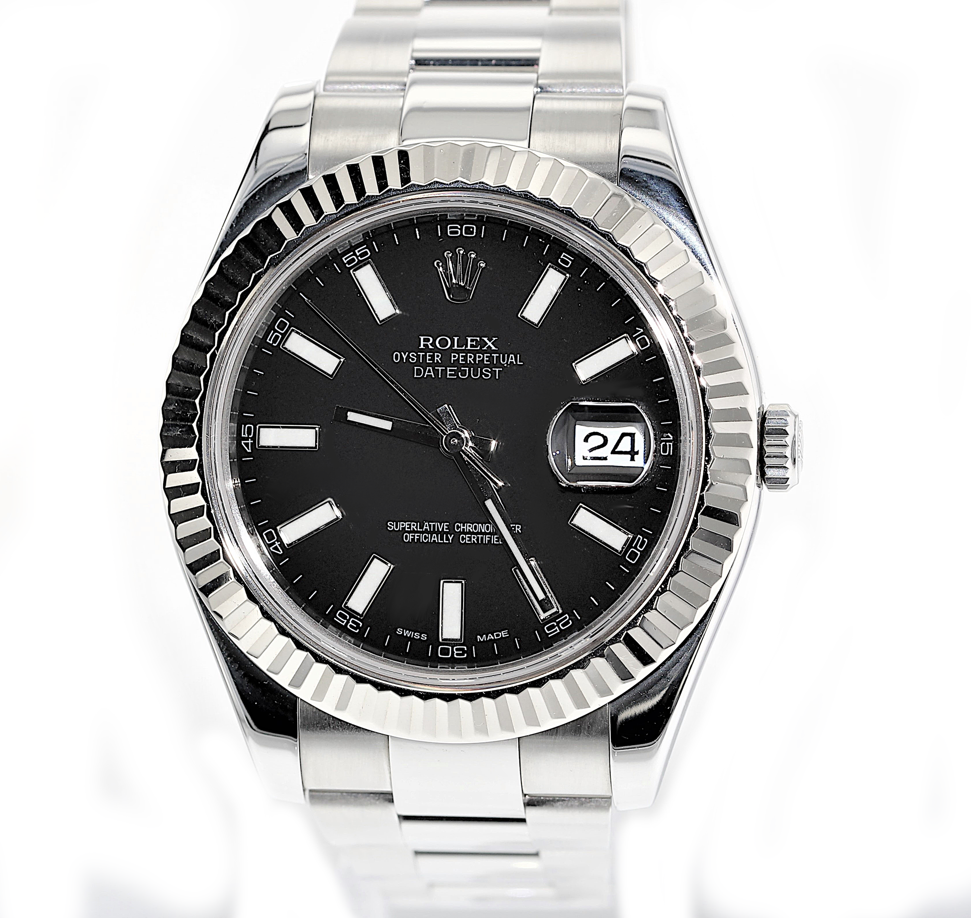 41mm Pre-Owned Rolex Datejust SS with 