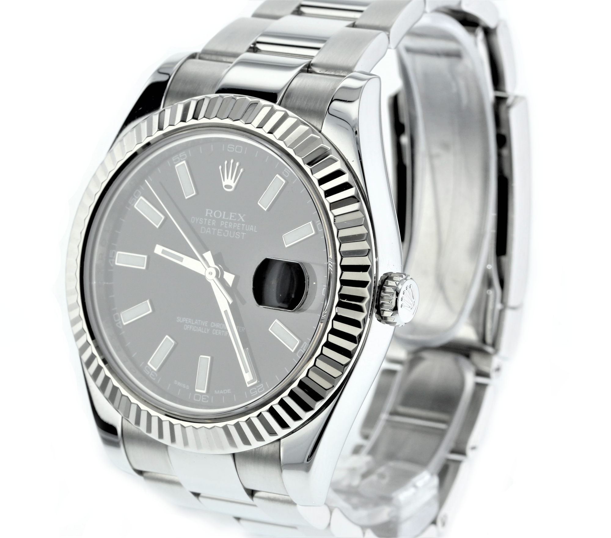 41mm Pre-Owned Rolex Datejust SS with 