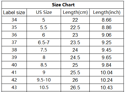 Bke Size Chart