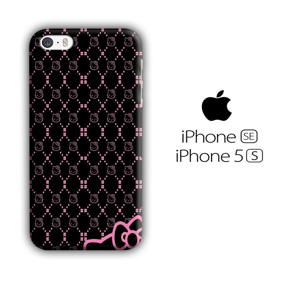 Hello Kitty Black Pink Iphone 5 5s 3d Case Casecarney