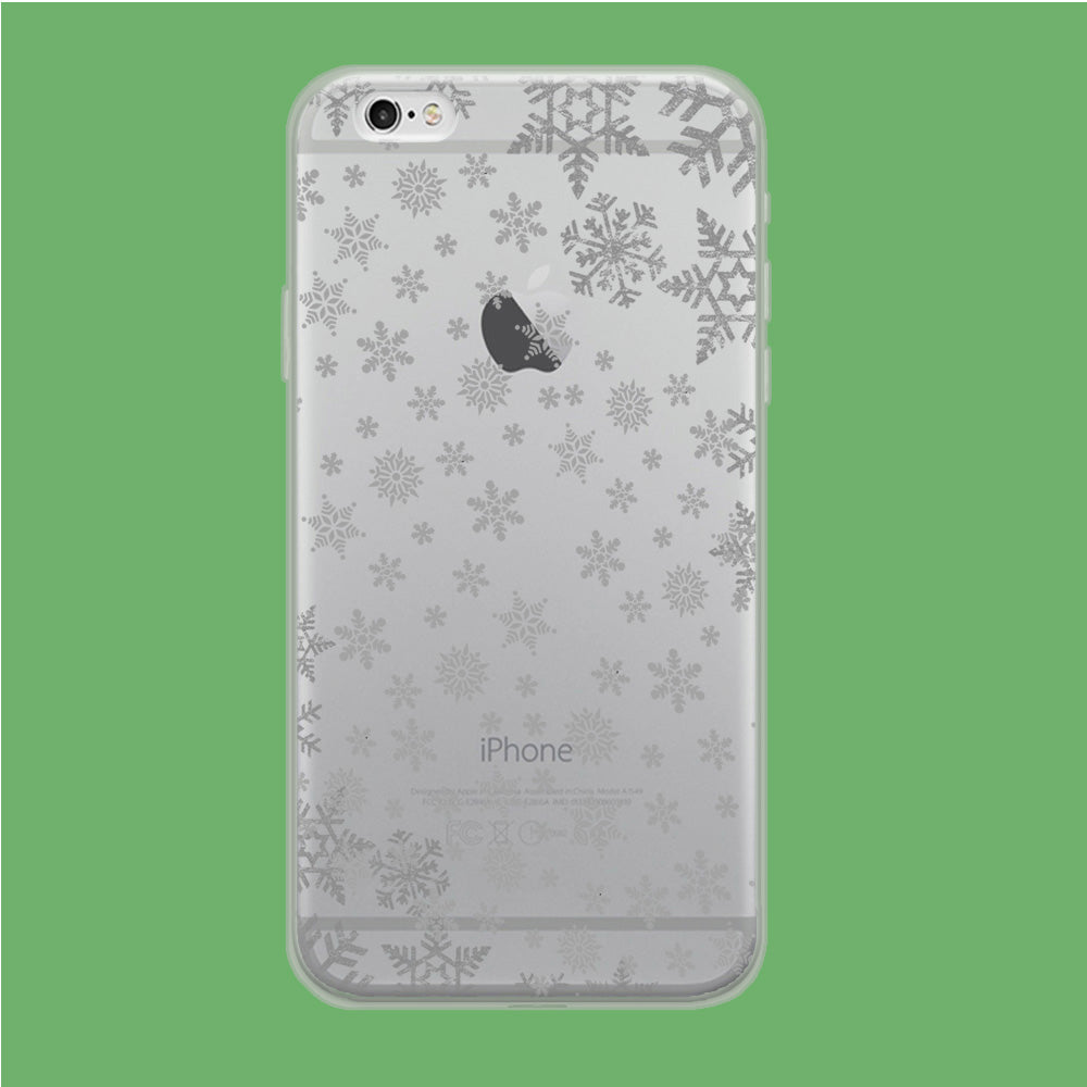 Snowflake Grey Wallpaper Iphone 6 Plus 6s Plus Clear Case Casecarney