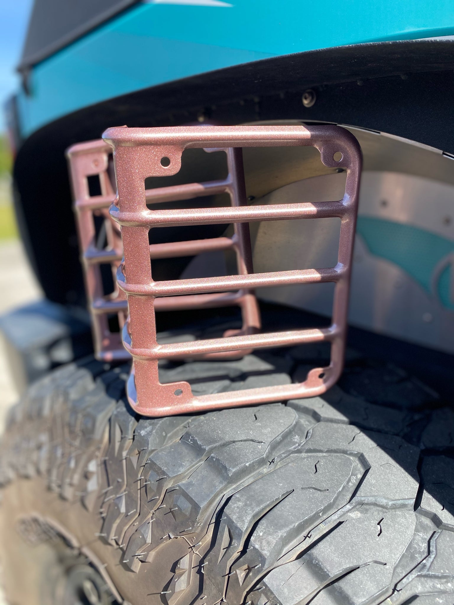 Jeep Wrangler accessories rose gold Jeep Wrangler JK JKU 2007-2018 2/4