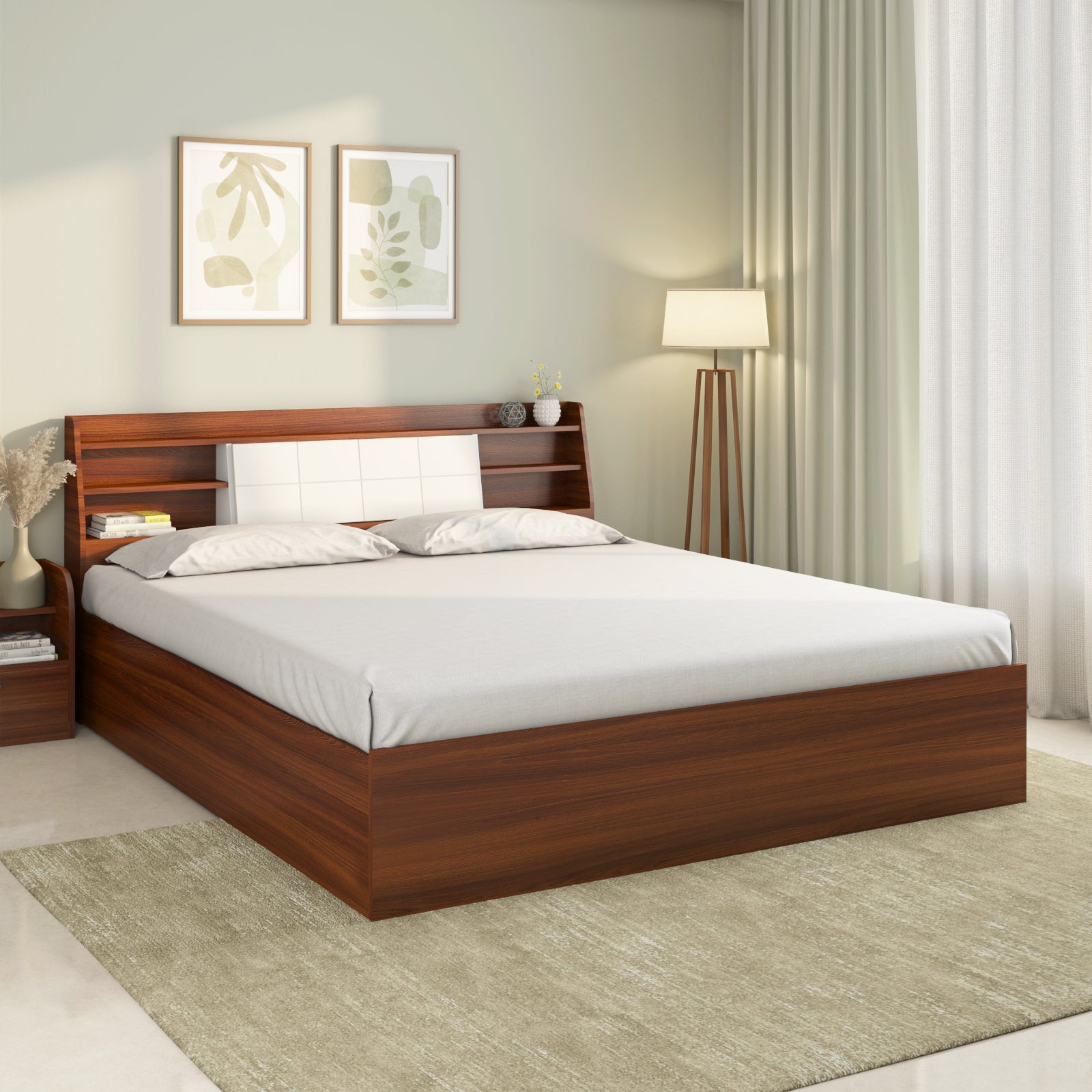 Buy Nilkamal ornate max bed with box storage online at best price