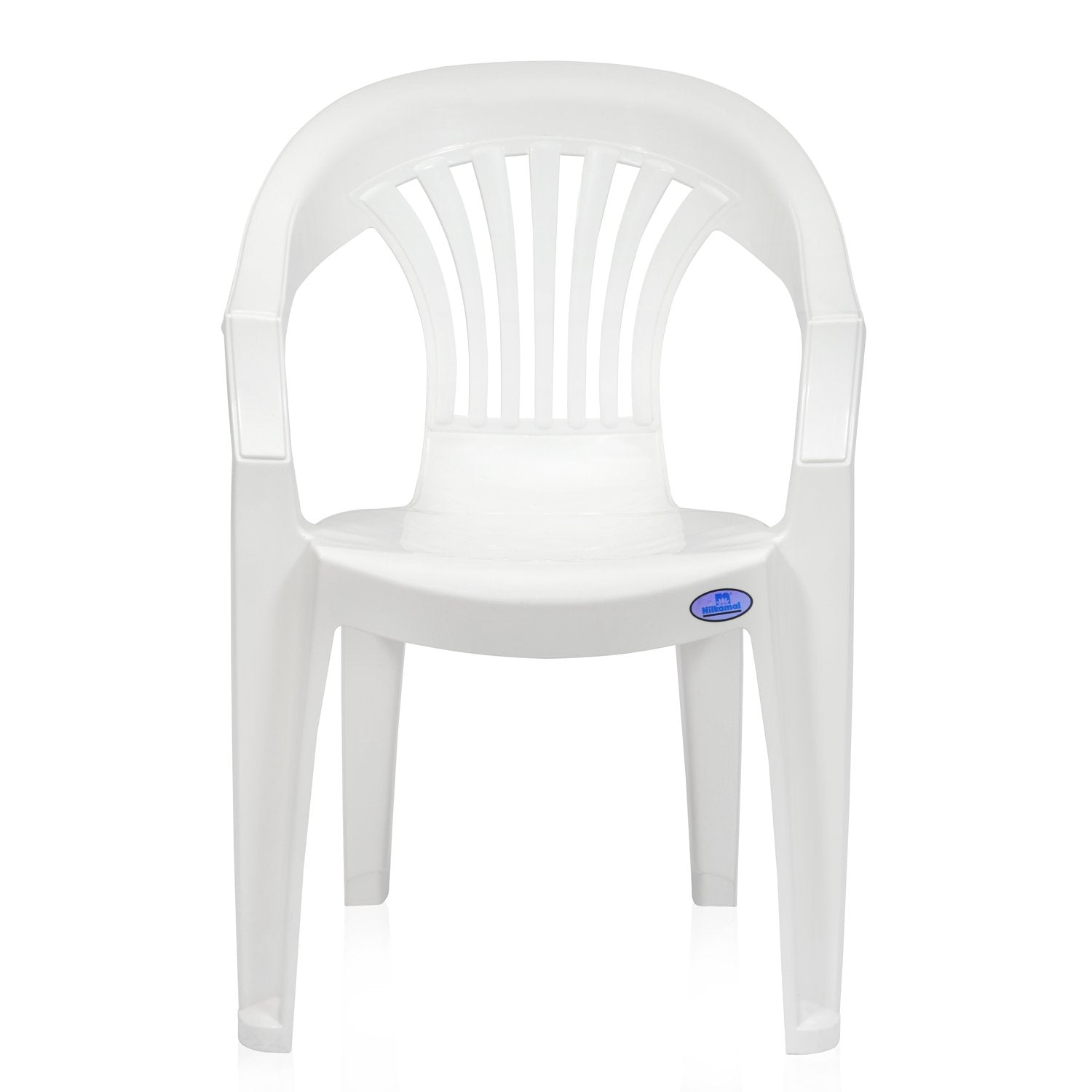 nilkamal mid back chair chr2101 milky white