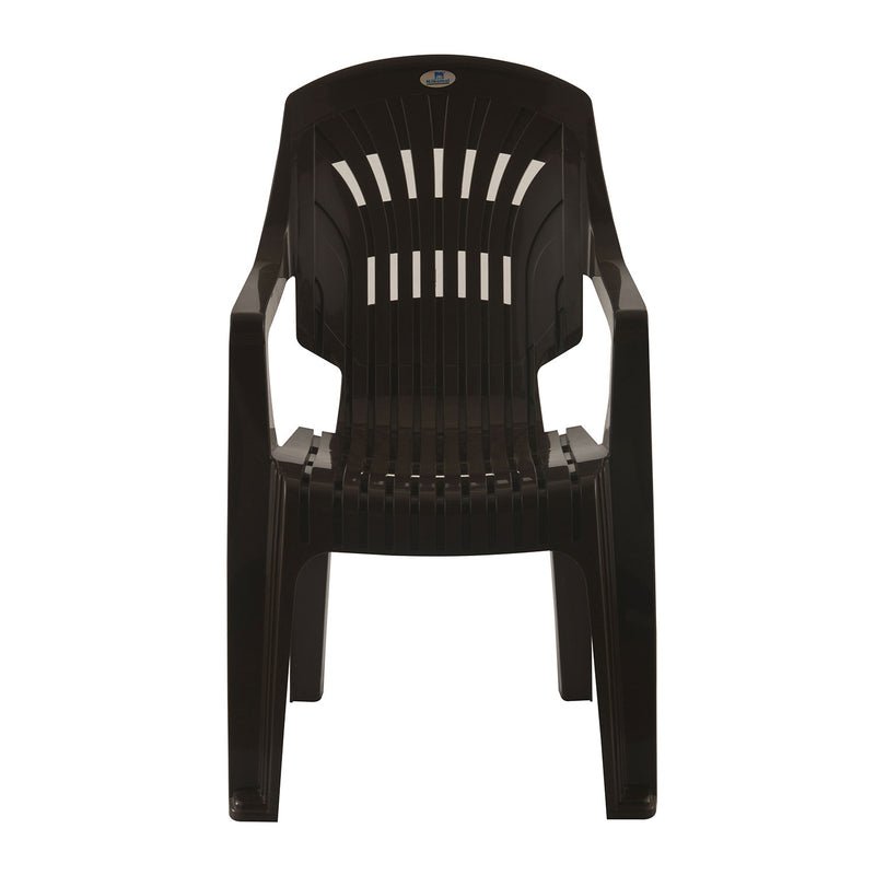 outdoor wood chair with cushion