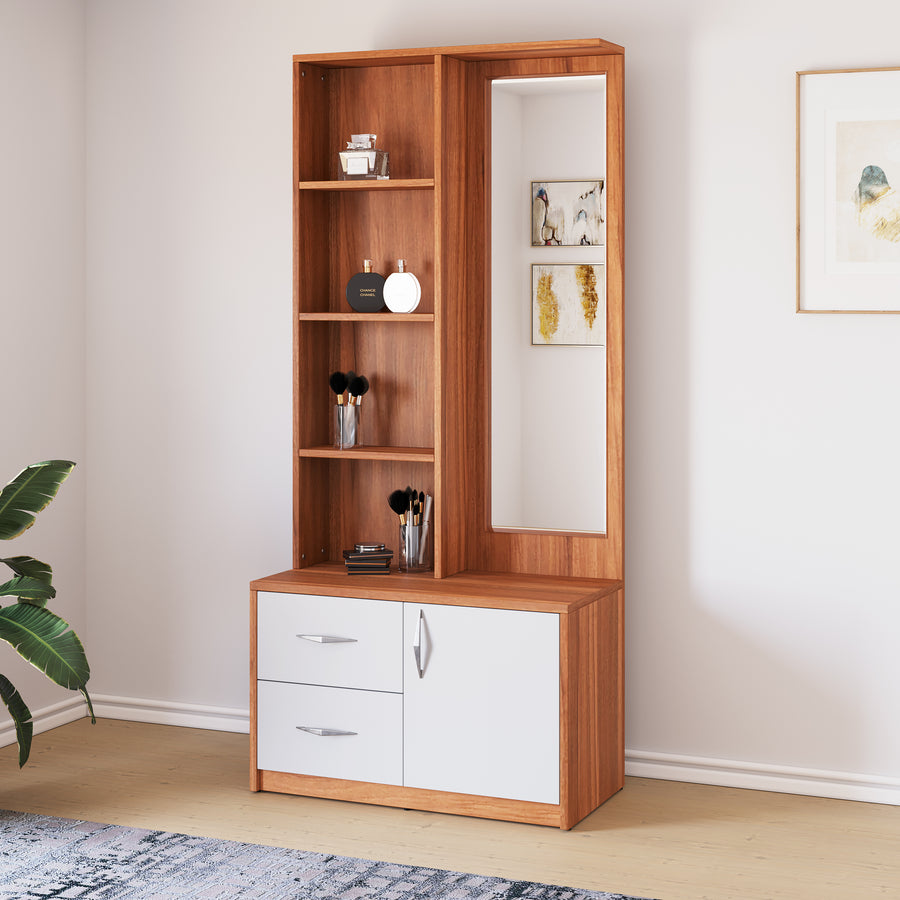Dressing Table With Two Shelf With Two Bottom Storage