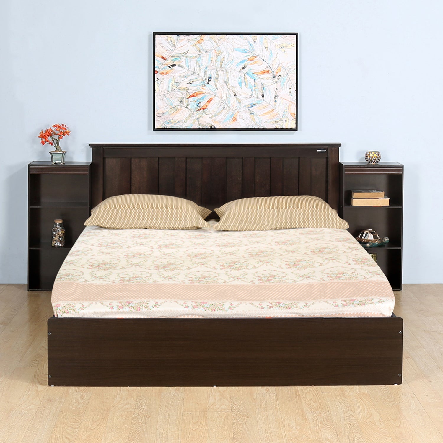 Nilkamal Harrier 01 Queen Bed Wenge Nilkamal Furniture