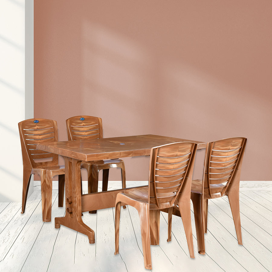 nilkamal plastic dining set