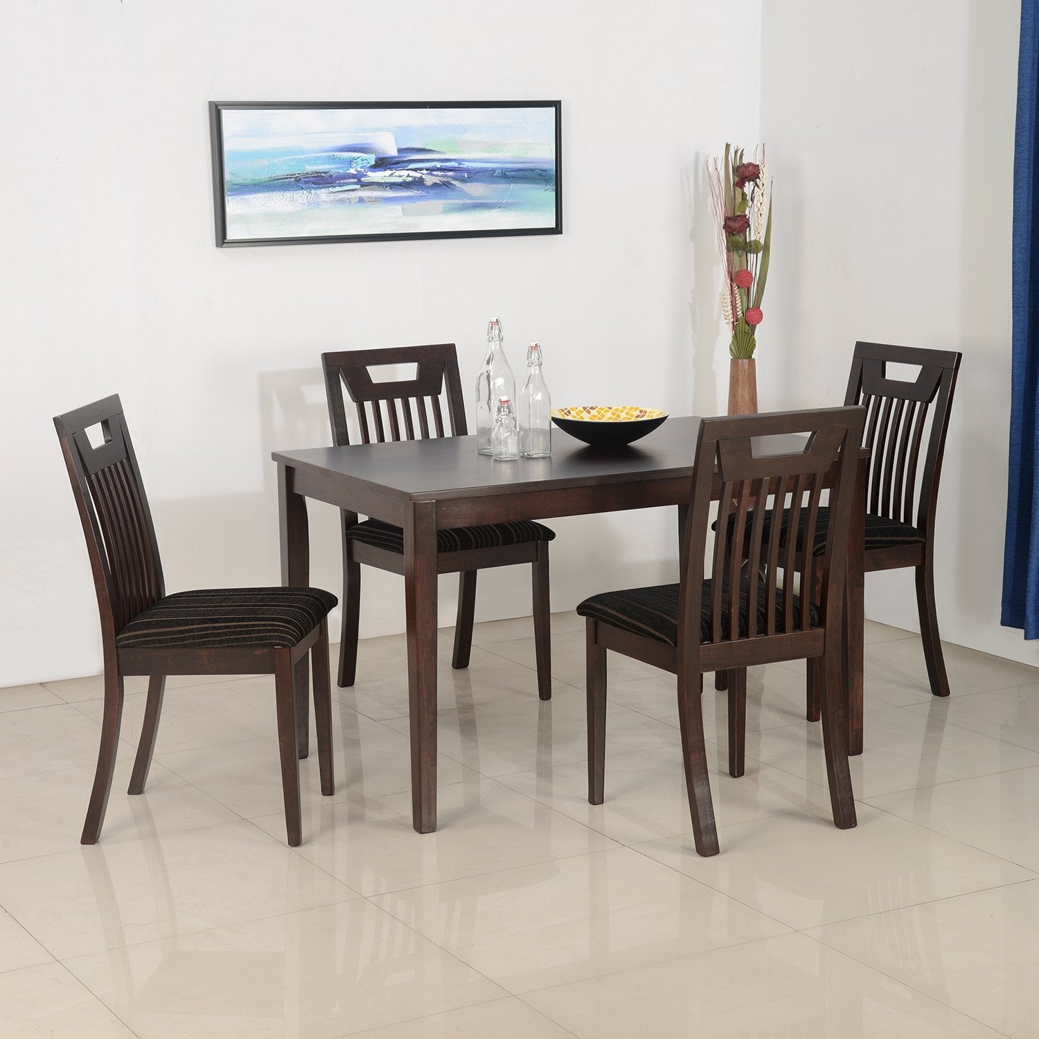Buy Nilkamal Lexus 4 Seater Dining Table Set Online Nilkamal Furniture