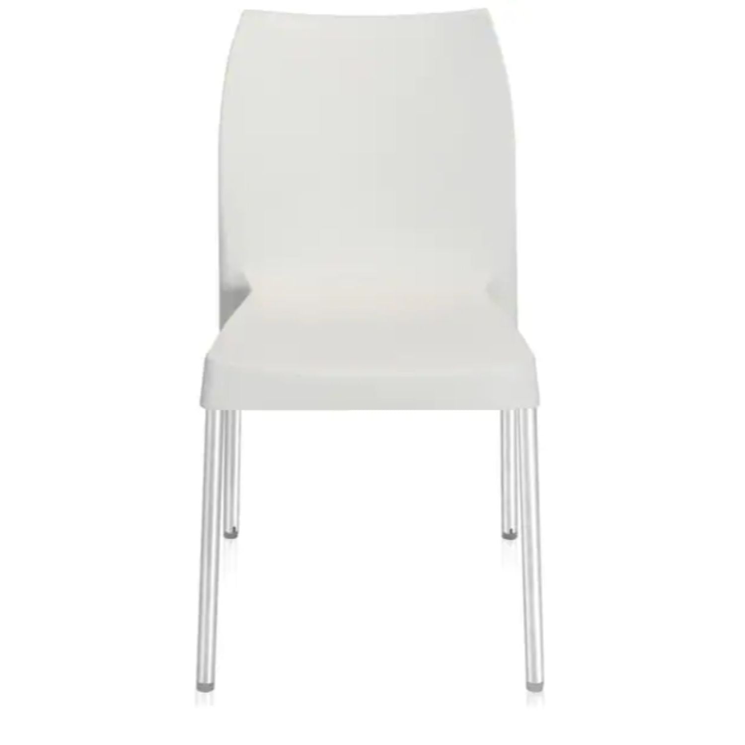 Buy Nilkamal Novella 07 Stainless Steel Chair (Milky White) Online ...