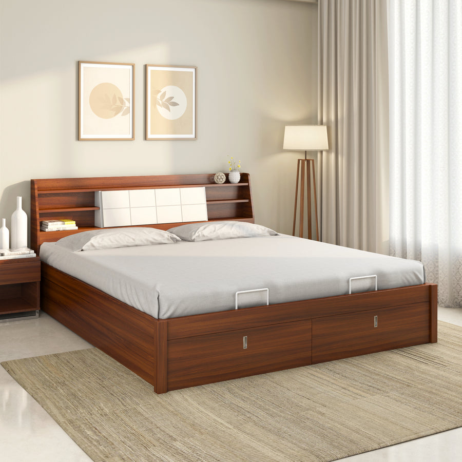 single bed designs with storage