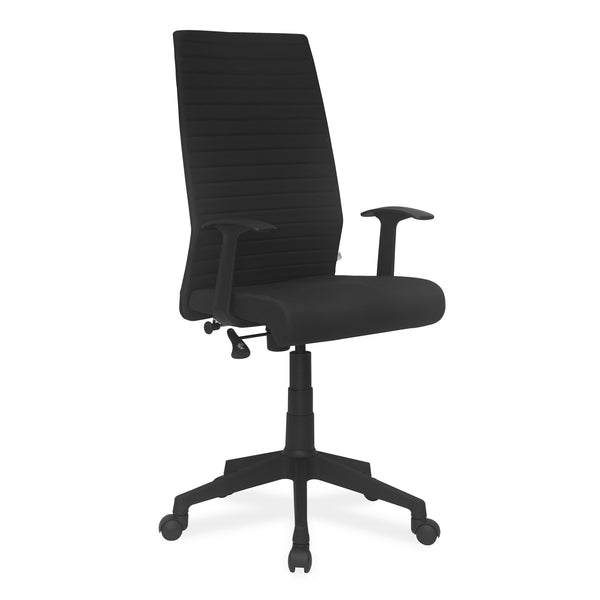 Buy Nilkamal Thames High Back Fabric Chair (Black) Online - Nilkamal