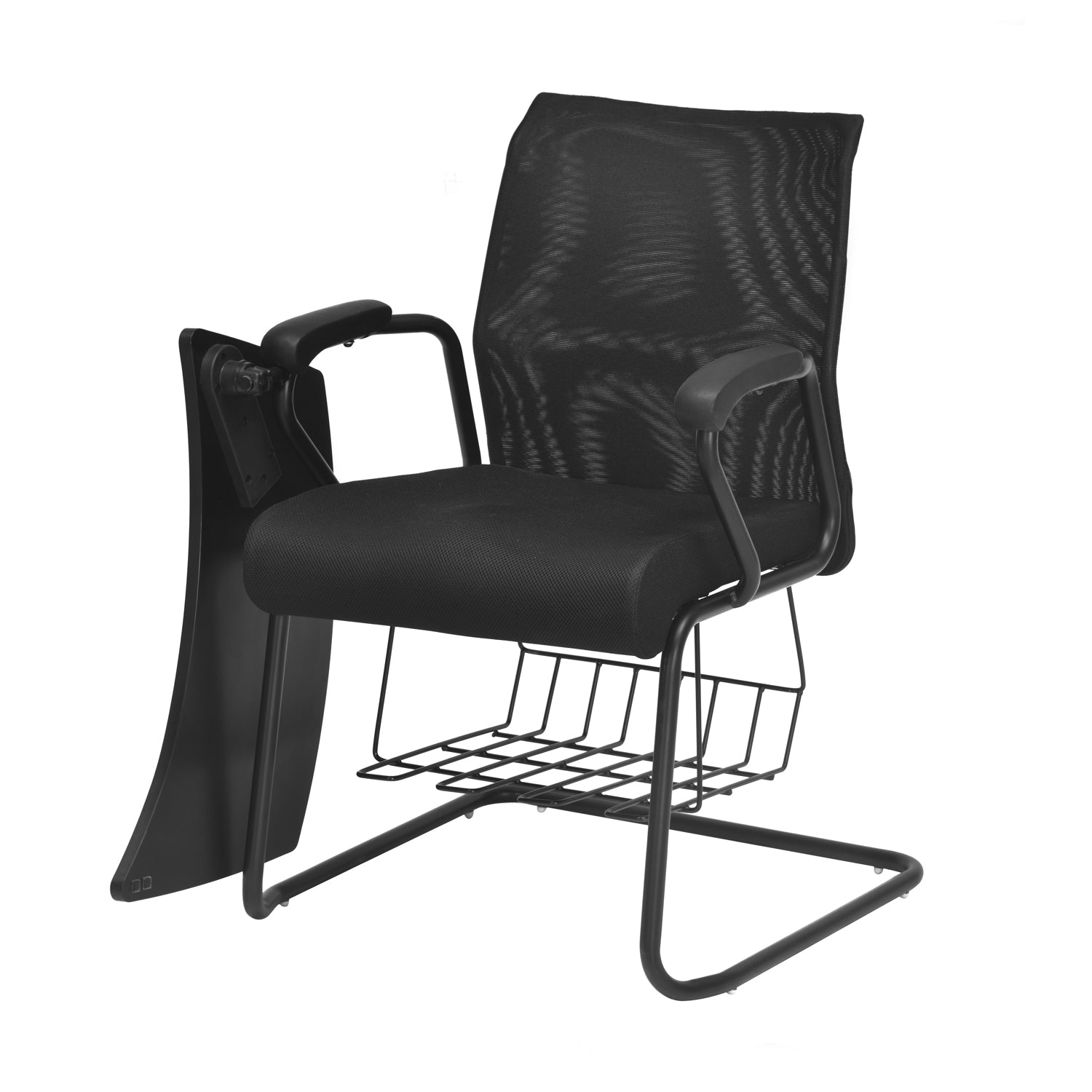 Buy Nilkamal Thames Training Mesh Chair with Bookshelf (Black) Online