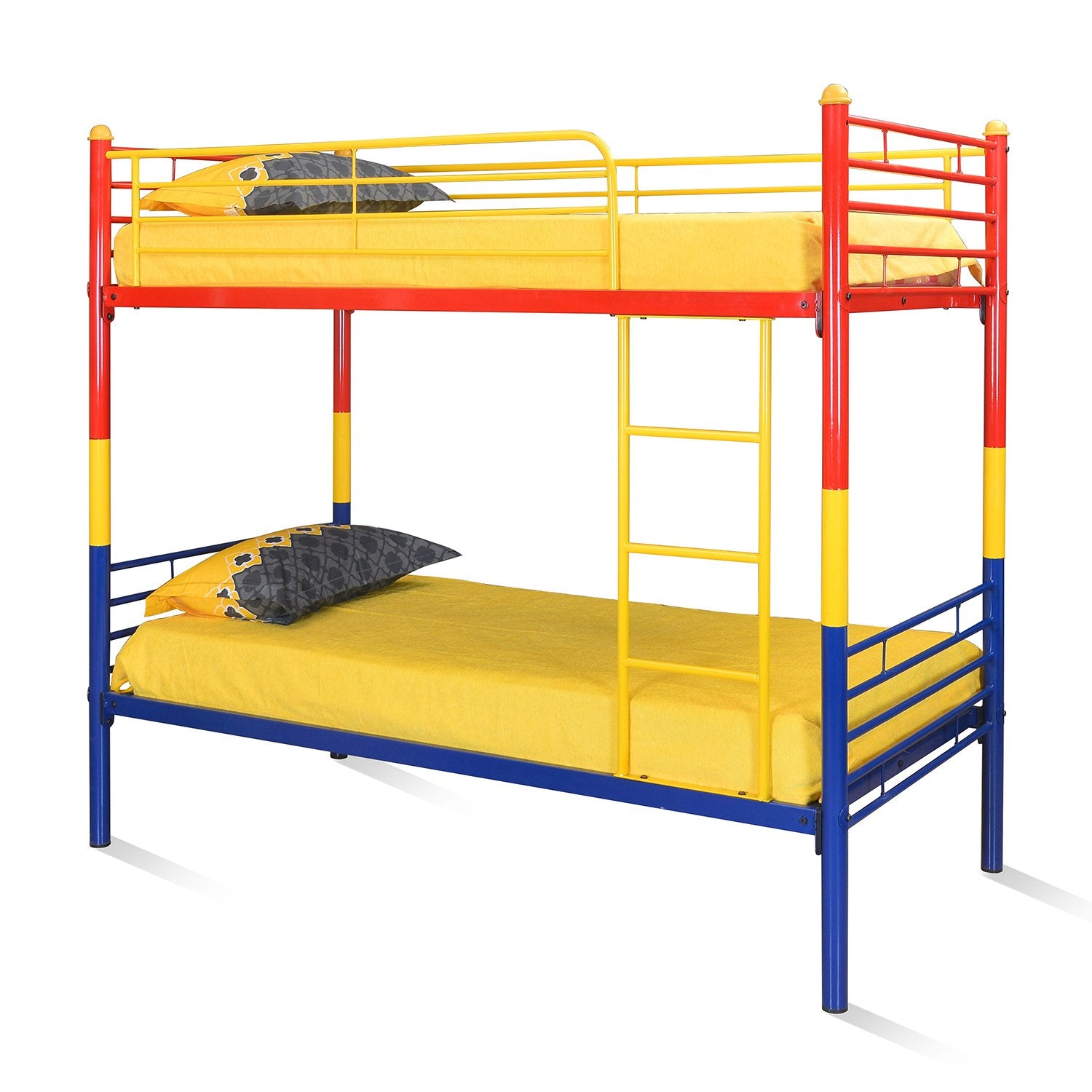 red bunk beds