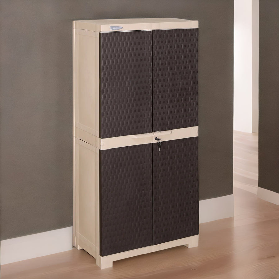 Nilkamal Freedom Big 1 (FB1) Plastic Storage Cabinet (Weathered Brown -  Nilkamal Furniture