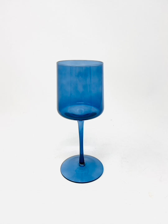 Mid Century Wine Glass