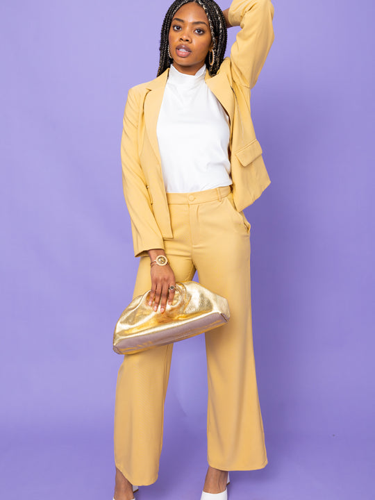 The Honeydew High Waisted Tailored Pants