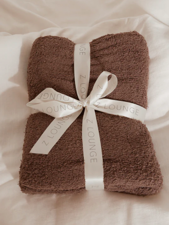 Z Supply Must-Have Plush Blanket in Dusty Taupe