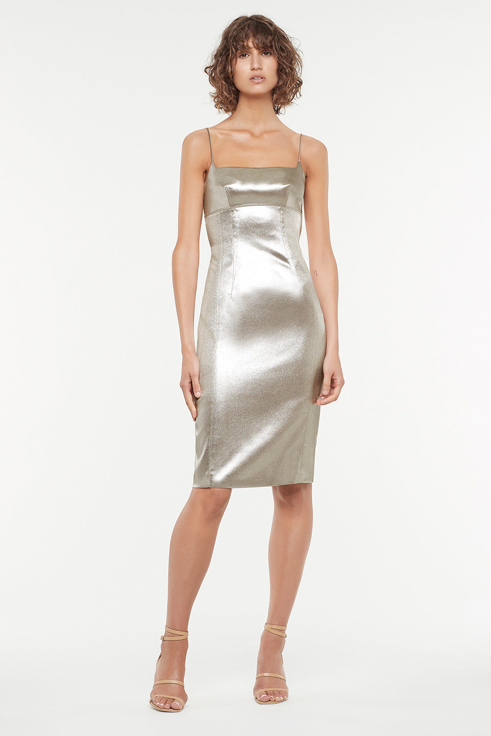 manning cartell silver dress