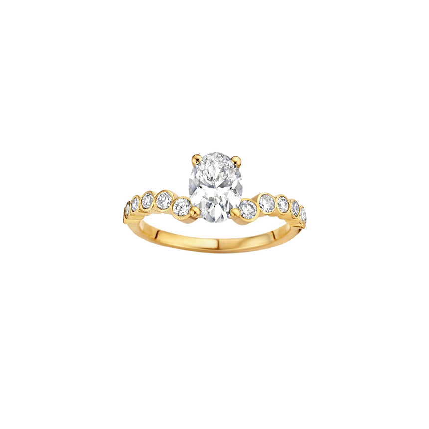 Ruth Ring 1.28ct Oval Yellow Gold