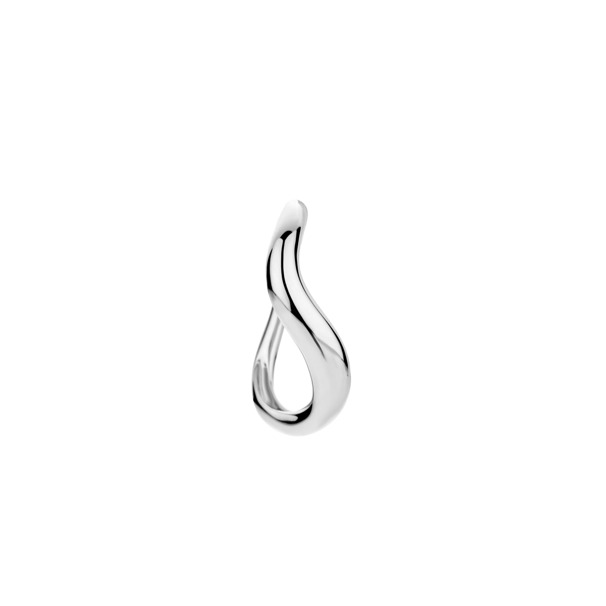 Wavy Hoop Earring