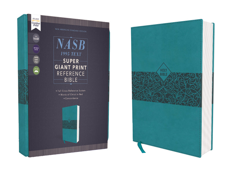 NASB, Super Giant Print Reference Bible, Red Letter Edition, 1995 Text, Comfort Print