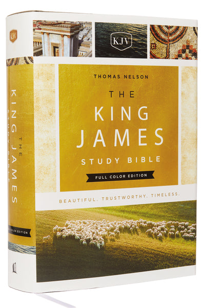 KJV, The King James Study Bible, Red Letter, Full-Color Edition: KJV Holy Bible