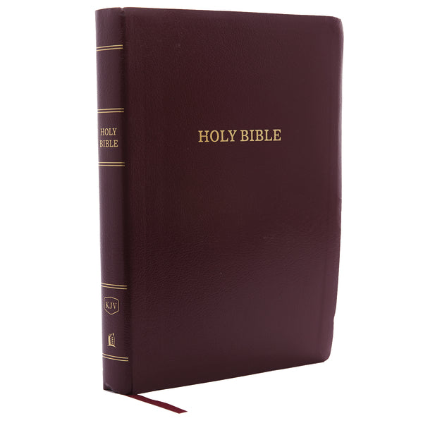 KJV Holy Bible Large Print Center-Column Reference Bible, Black Leathersoft with Thumb Indexing, 53,000 Cross References, Red Letter, Comfort Print: King James Version: Holy Bible, King James Version