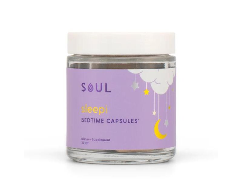 Jar of Soul Sleepi bedtime capsules