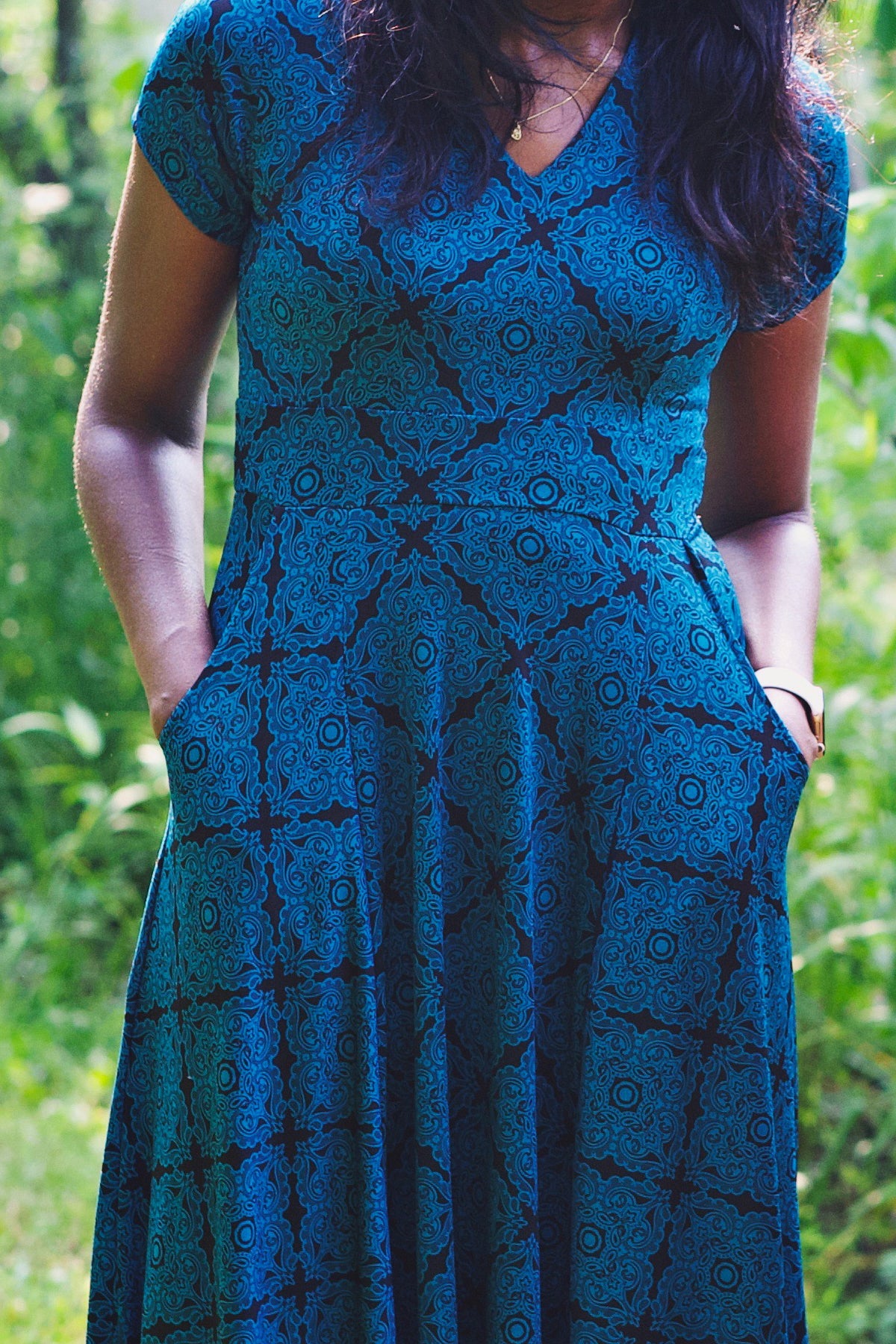 Cecelia Dress - Teal Temptation