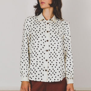 Alma Shirt Dots Block Print