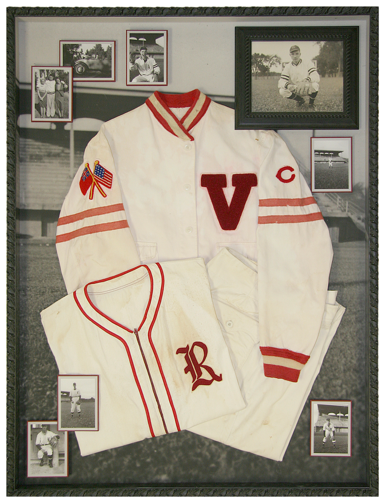 Baseball Uniform from the 1920's Framing